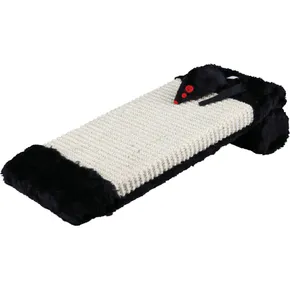 Scratcher auf Rolle mit Maus 15 x 35 cm natur/schwarz